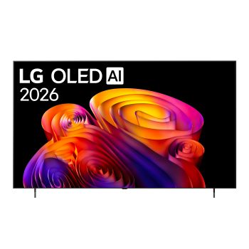 Vista frontale di TV 77 pollici LG OLED AI B6E 4K Smart TV 2026 OLED77B6ELC